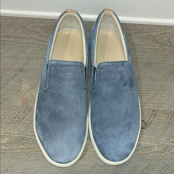 ECCO Womens Soft Classic Marine Nubuck Slip On Sneakers - EU 40 / US 9-9.5 - Picture 9 of 10